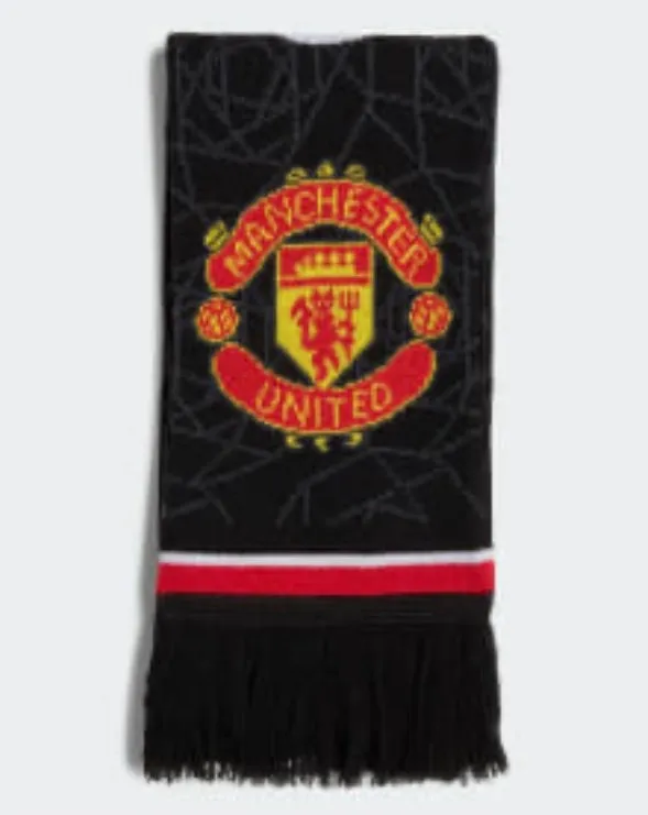 adidas Manchester United Home Scarf IB4569 Black/Red/White