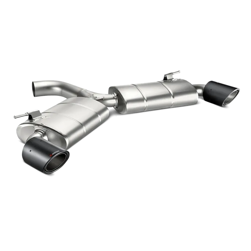 Akrapovic 2017  Volkswgen Golf GTI (MK7) Slip-On Line (Titanium) w/ Carbon Fiber Tips