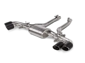 Akrapovic 2020-23 BMW X5M (F95)/X6M (F96) Slip-On Line (Titanium) w/Carbon Fiber Titanium Tips