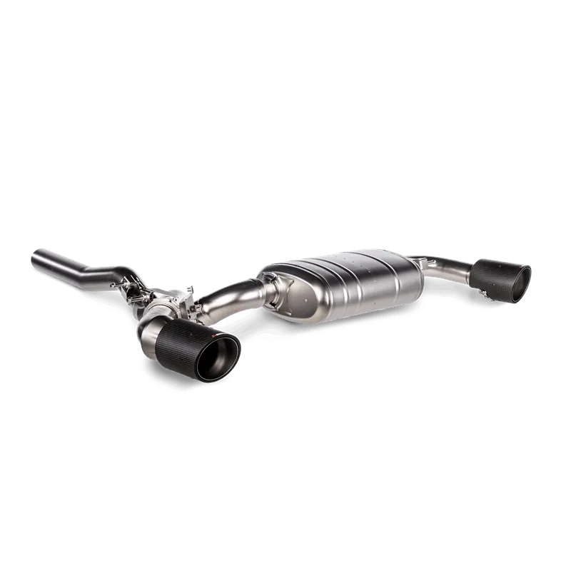 Akrapovic 2020  BMW M135i / 2020 X2 M35i / Mini Clubman All4 Slip-On Line (Titanium) w/Carbon Tips