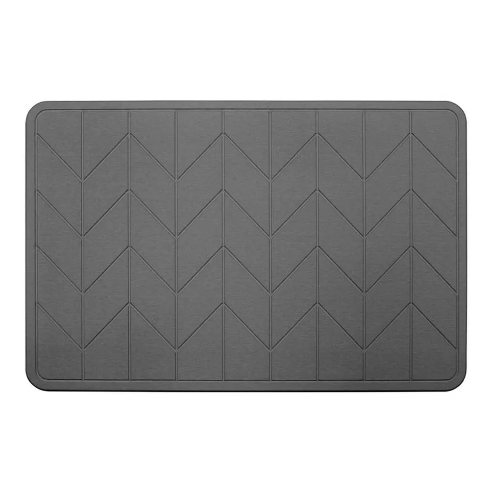 Algodon  DRI Stone Bath/ Kitchen Mat CHARCOAL