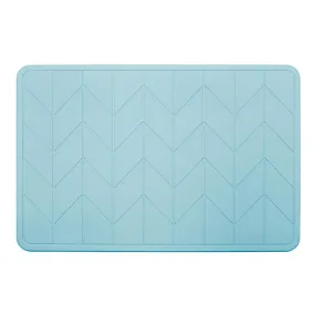 Algodon  DRI Stone Bath/ Kitchen Mat MISTY BLUE