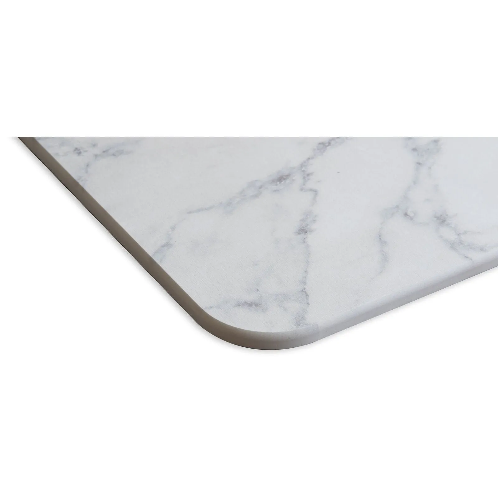 Algodon  DRI Stone Bath/ Kitchen Mat WHITE MARBLE