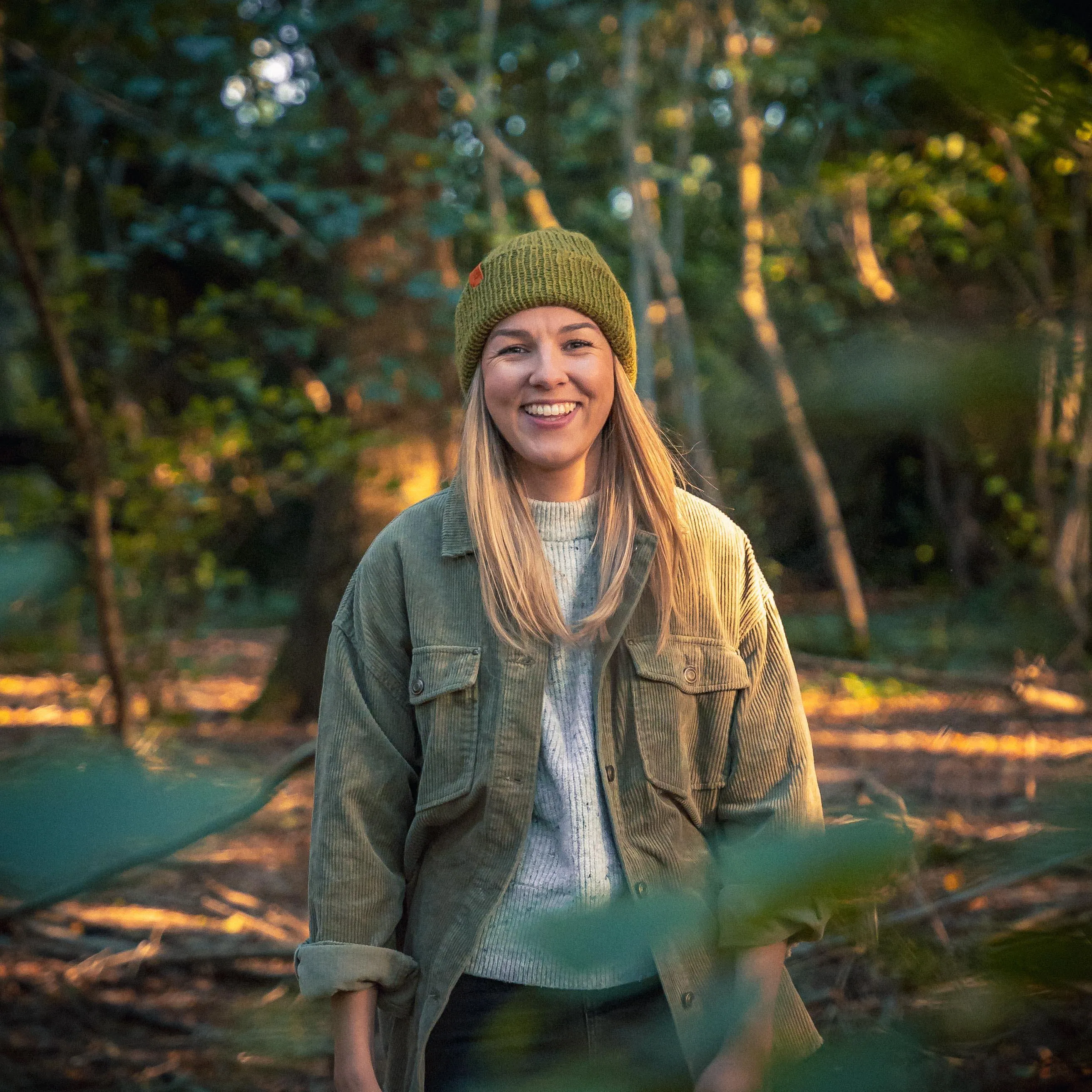 Alpaca Wool Beanie Hat - Mauve Mix