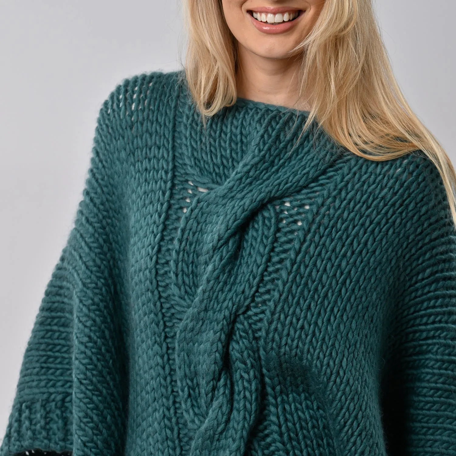 Anna Lou Poncho Knitting Kit