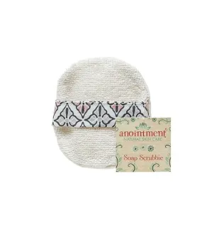 Anointment Natural Skin Care - Organic Cotton Scrubbie - Pattern Varies