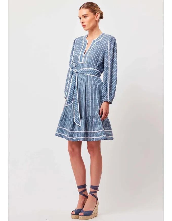 Antigua Babydoll Dress Del Mar Stripe