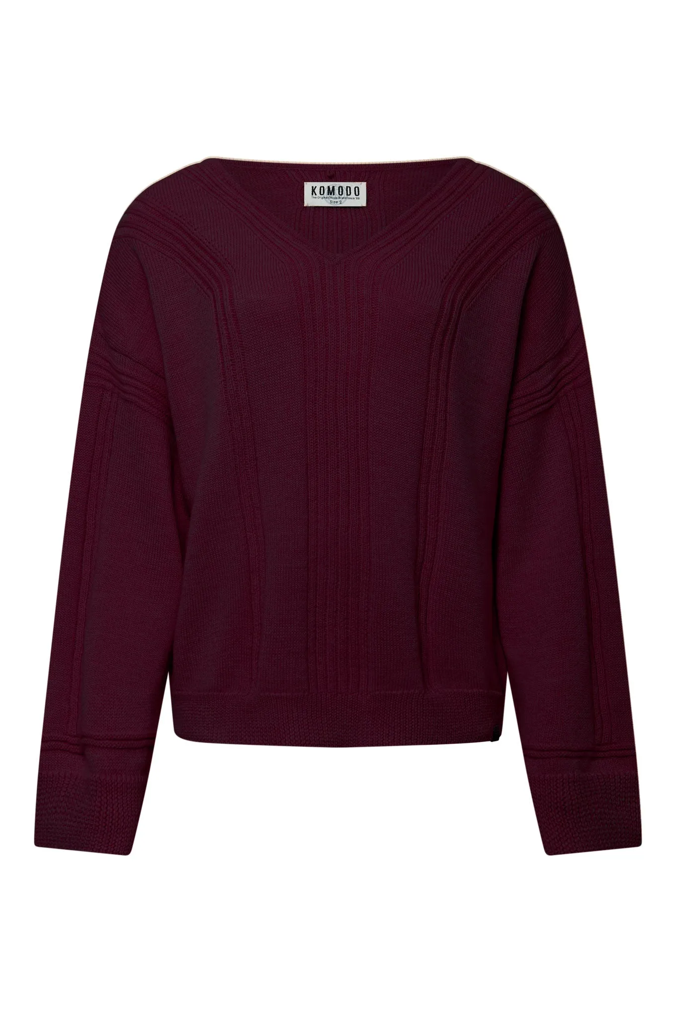 ANYA  Fine Merino Wool Jumper - Walnut