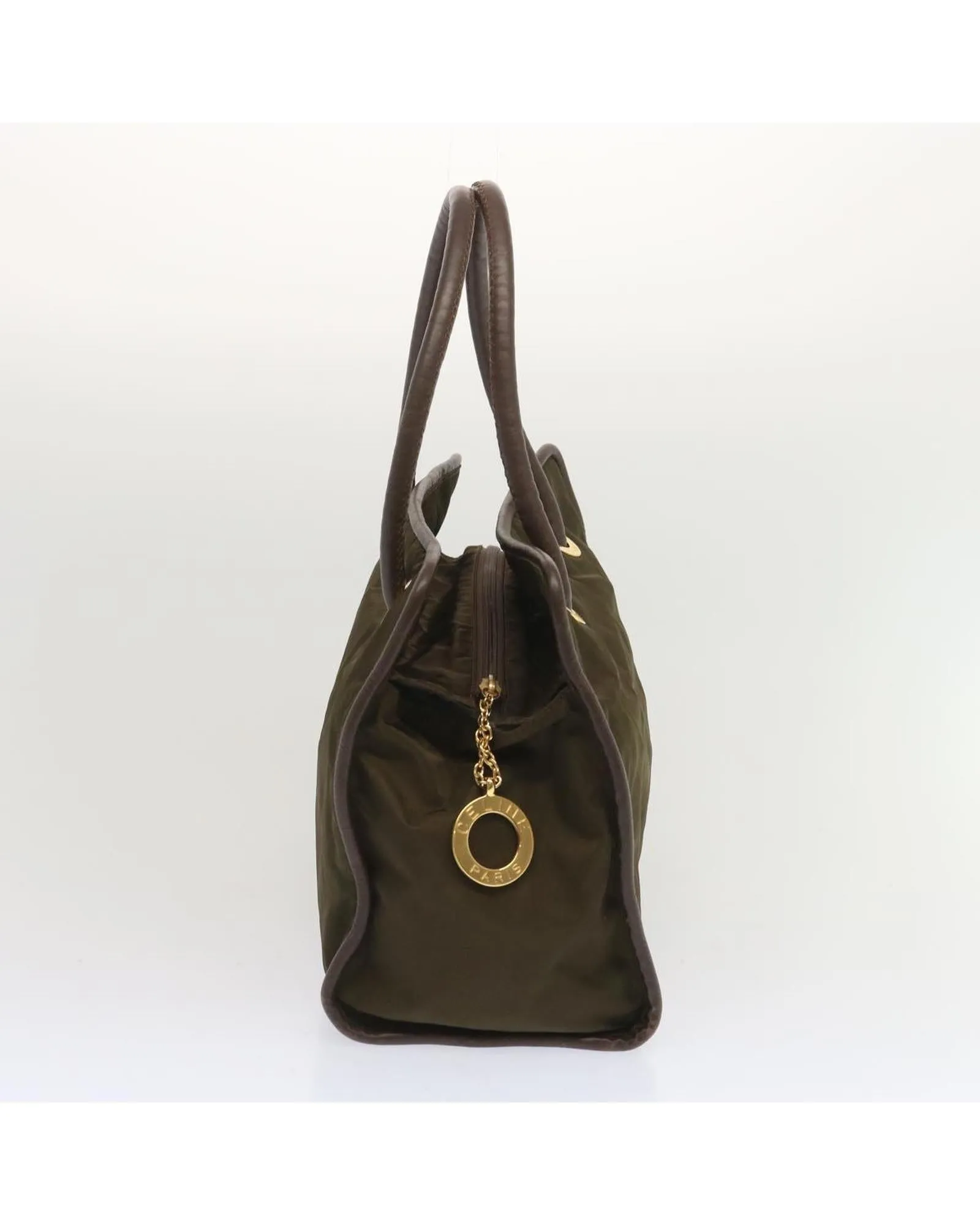 Authentic Khaki Nylon Tote Bag