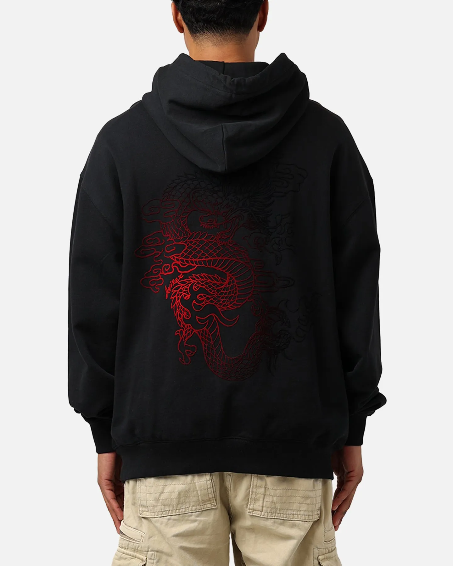 Avirex Dragon Hoodie Black