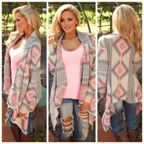 Aztec Queen Long Sleeved Cardigan