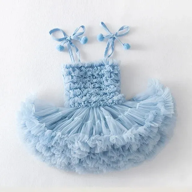 Baby Girl Fluffy Tutu Dress , Girls Princess TUTU Cake Dress