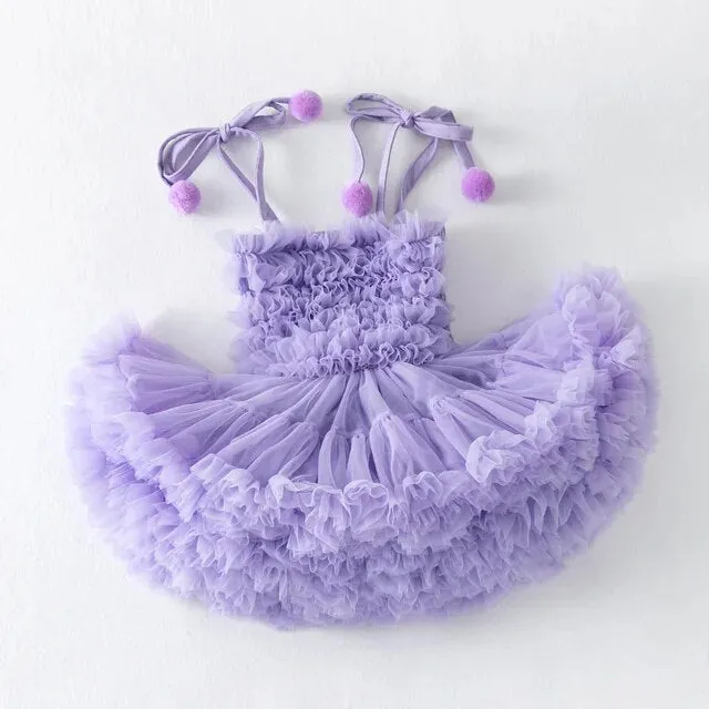 Baby Girl Fluffy Tutu Dress , Girls Princess TUTU Cake Dress