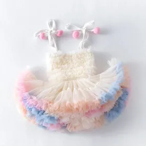 Baby Girl Fluffy Tutu Dress , Girls Princess TUTU Cake Dress