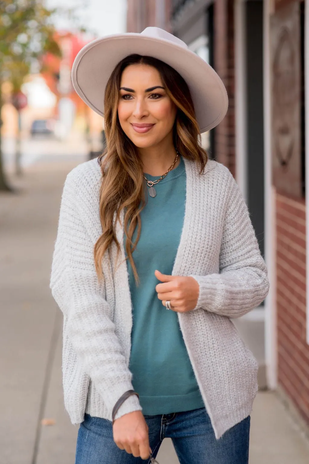 Basic Knit Oversized Cardigan