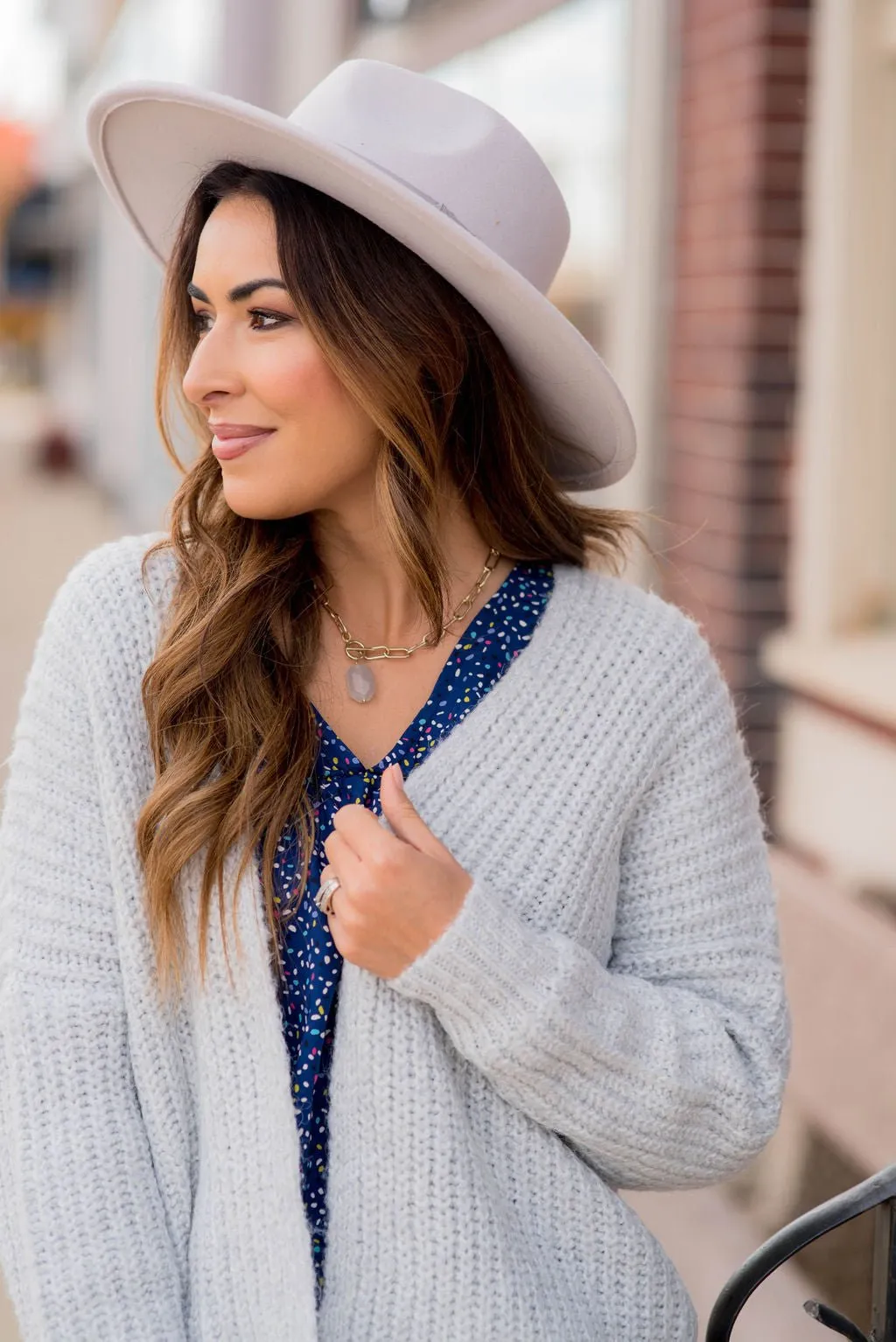 Basic Knit Oversized Cardigan