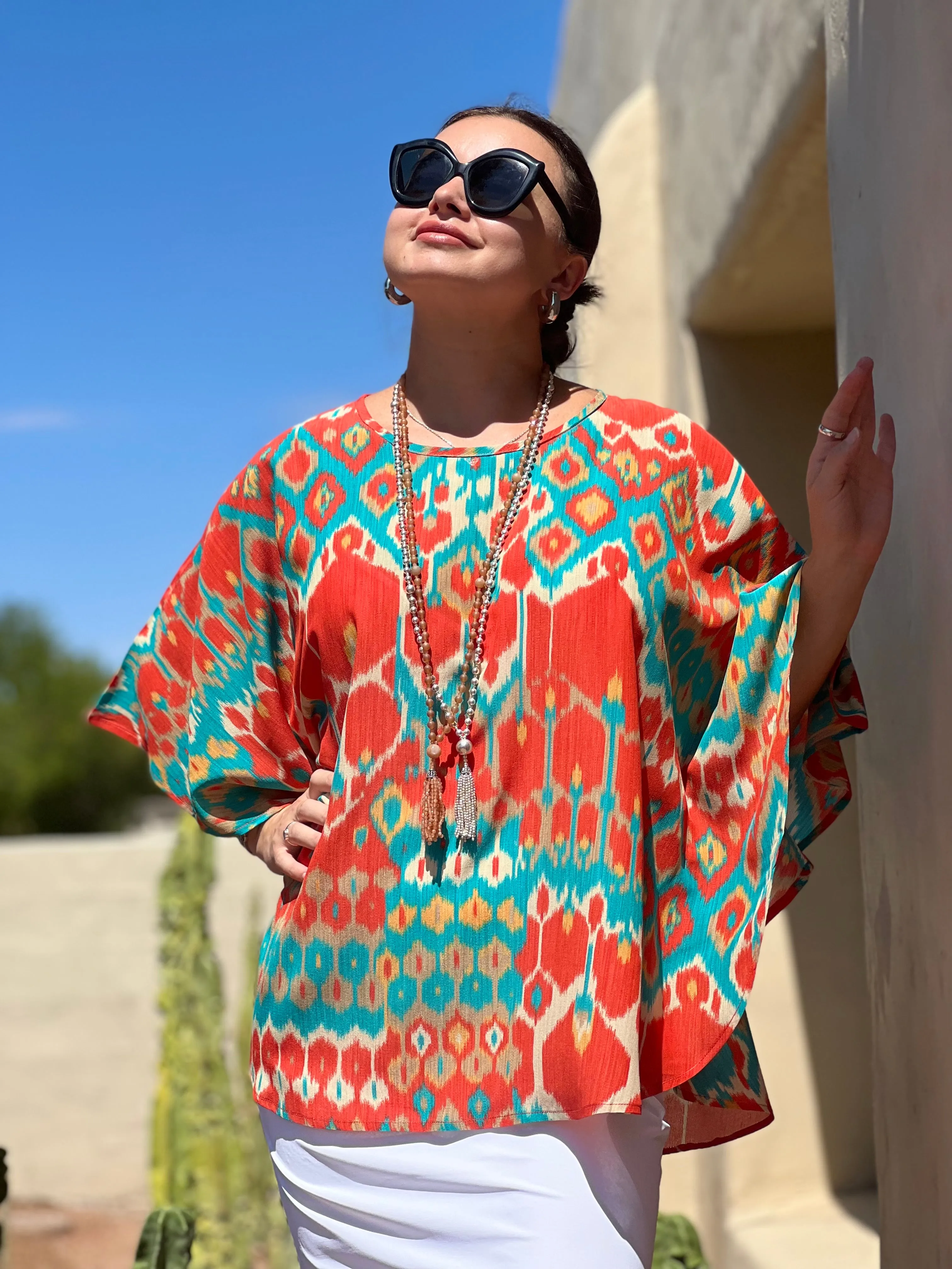 Bella Vita Italian Silk Poncho