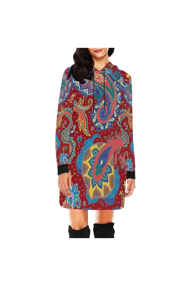 Big Pays Lee 2 All Over Print Hoodie Mini Dress (Model H27)