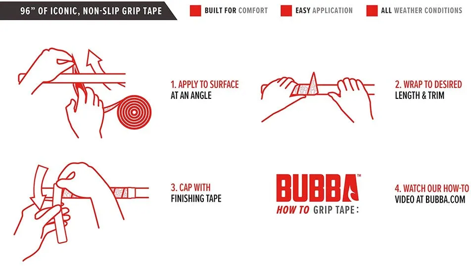 Bubba Grip Tape 2.0 - 8 Feet