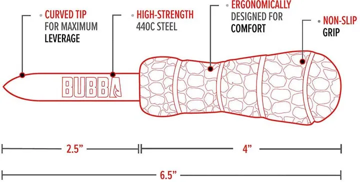 Bubba Paddoc Shucking Knife - 2.5 Inch