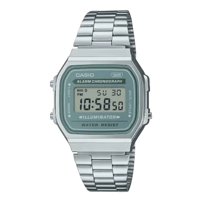 Casio Vintage Iconic Silver Digital Watch