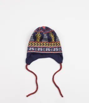 Classic Grip x Quartersnacks Earflap Beanie - Navy