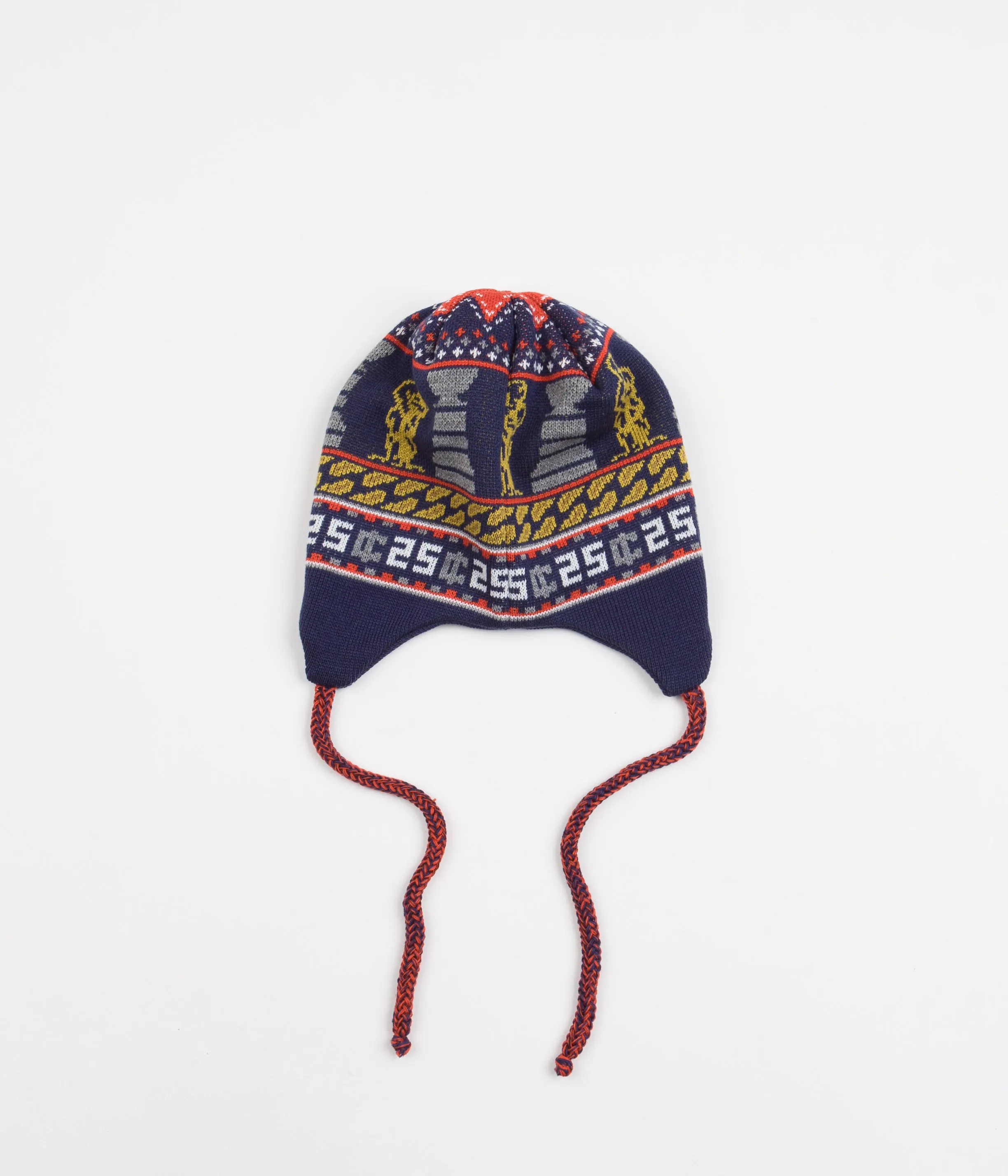 Classic Grip x Quartersnacks Earflap Beanie - Navy