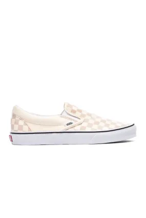 Classic White Checkerboard Slip-On