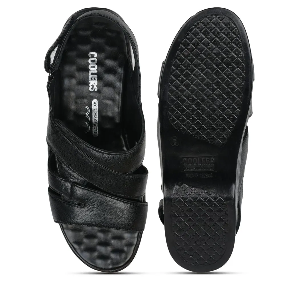 Coolers By Liberty 7123-163 Casual Black Slippers For Men