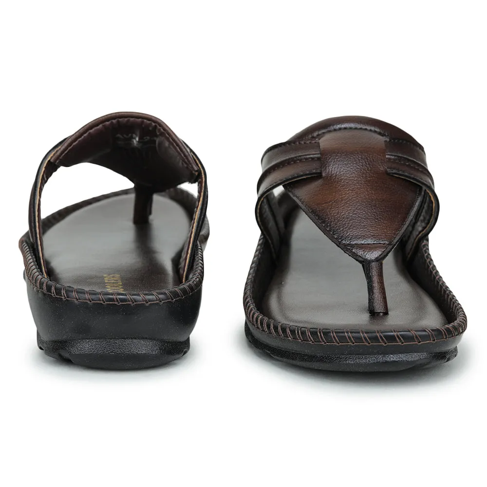 Coolers By Liberty AVN-24 Casual Brown Slippers For Men