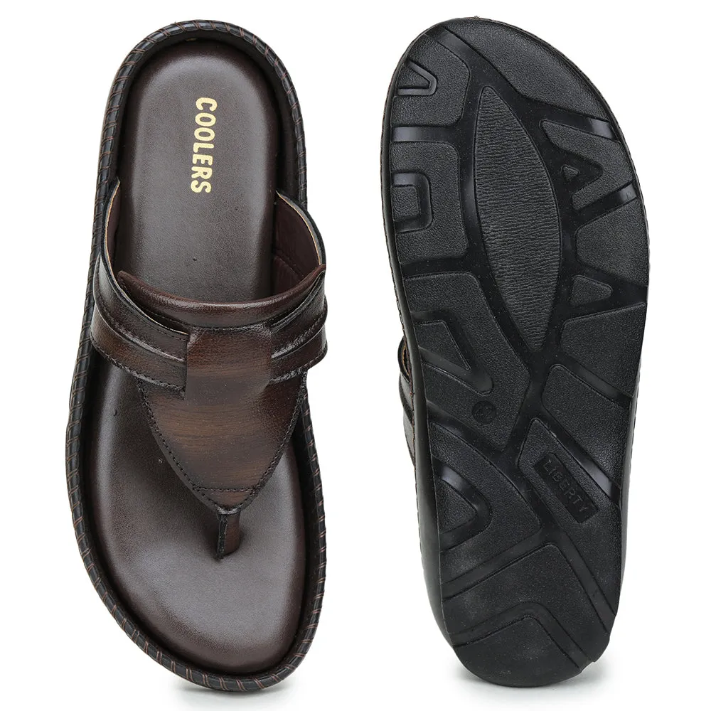 Coolers By Liberty AVN-24 Casual Brown Slippers For Men