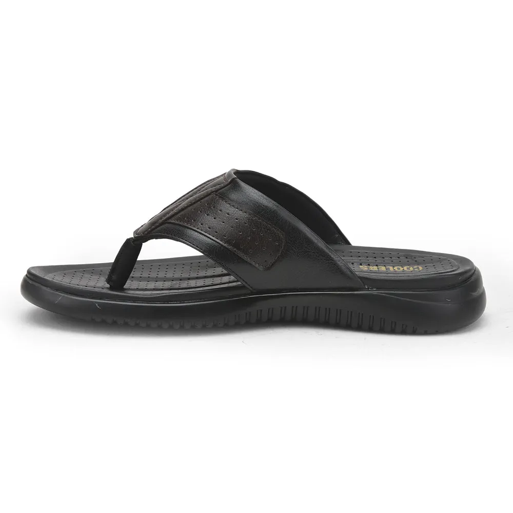 Coolers By Liberty Formal Flip-Flop For Men Brown PAZERO-1