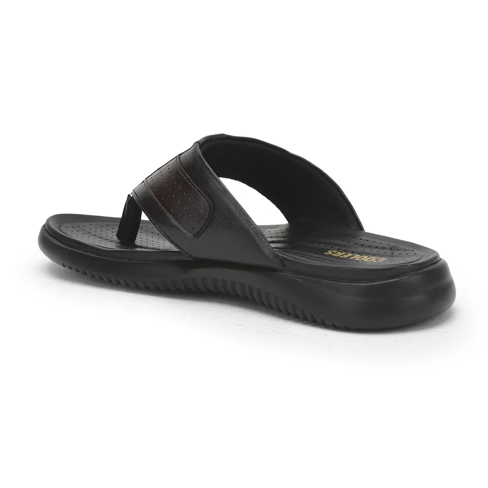 Coolers By Liberty Formal Flip-Flop For Men Brown PAZERO-1