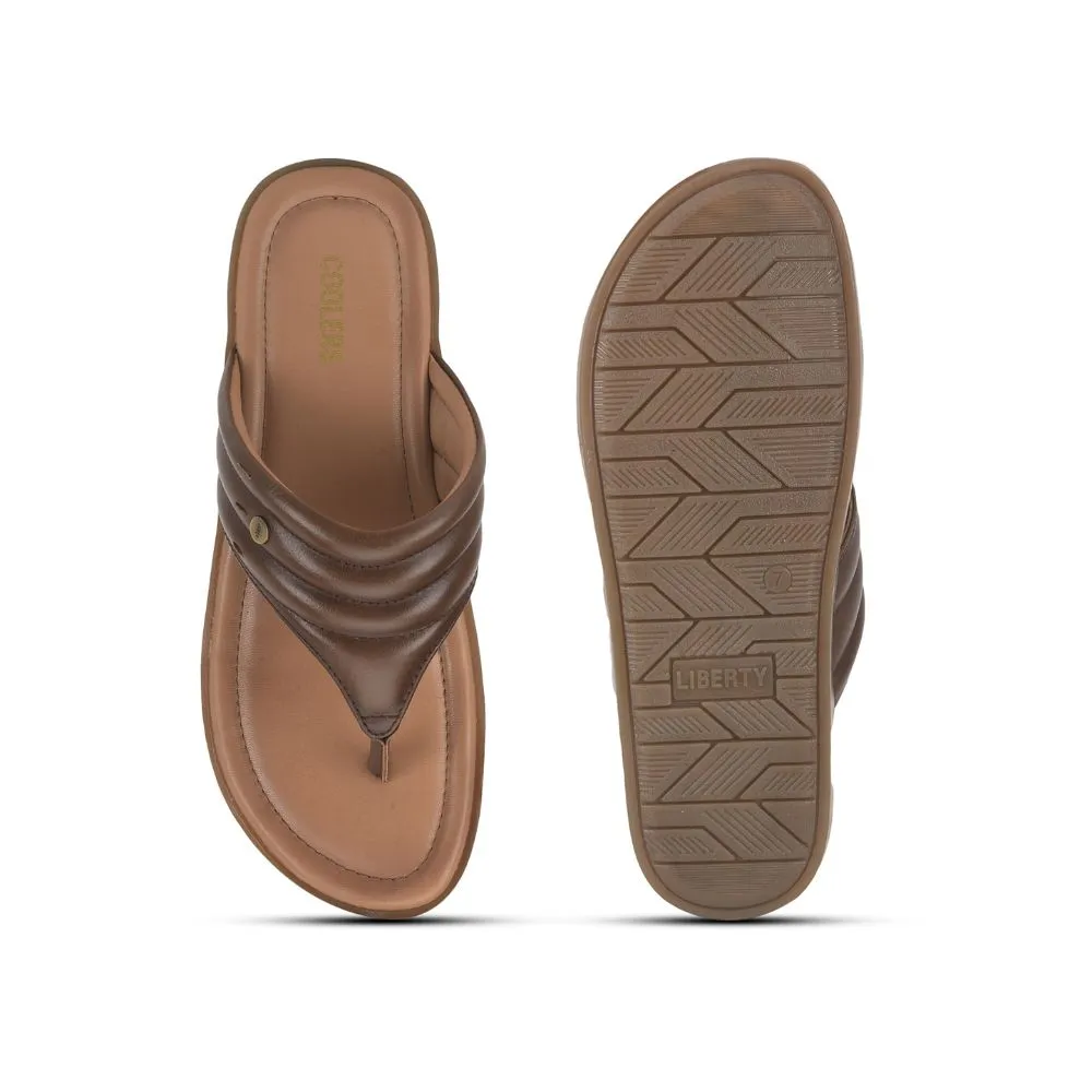 Coolers By Liberty Formal Slippers For Men Tan CAROL-51D