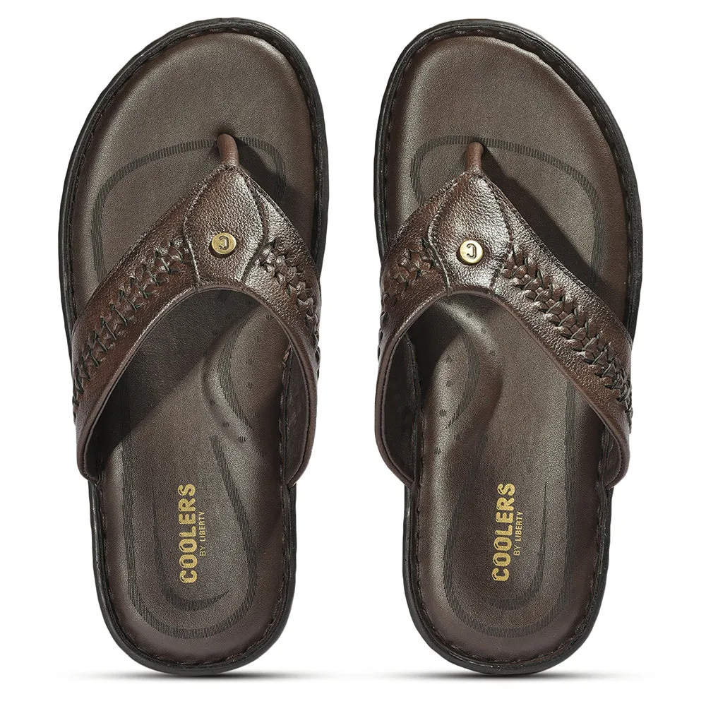 Coolers By Liberty LFL-11 Formal Brown Slippers & Flip-Flop For Men