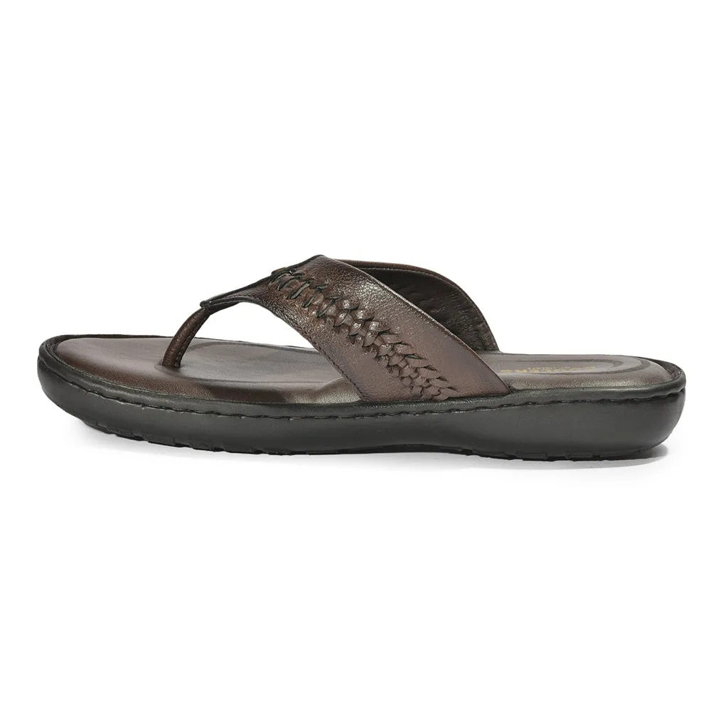 Coolers By Liberty LFL-11 Formal Brown Slippers & Flip-Flop For Men