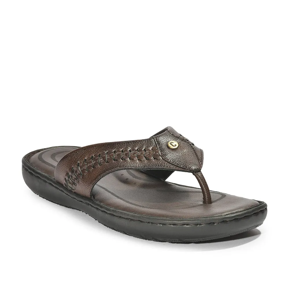 Coolers By Liberty LFL-11 Formal Brown Slippers & Flip-Flop For Men