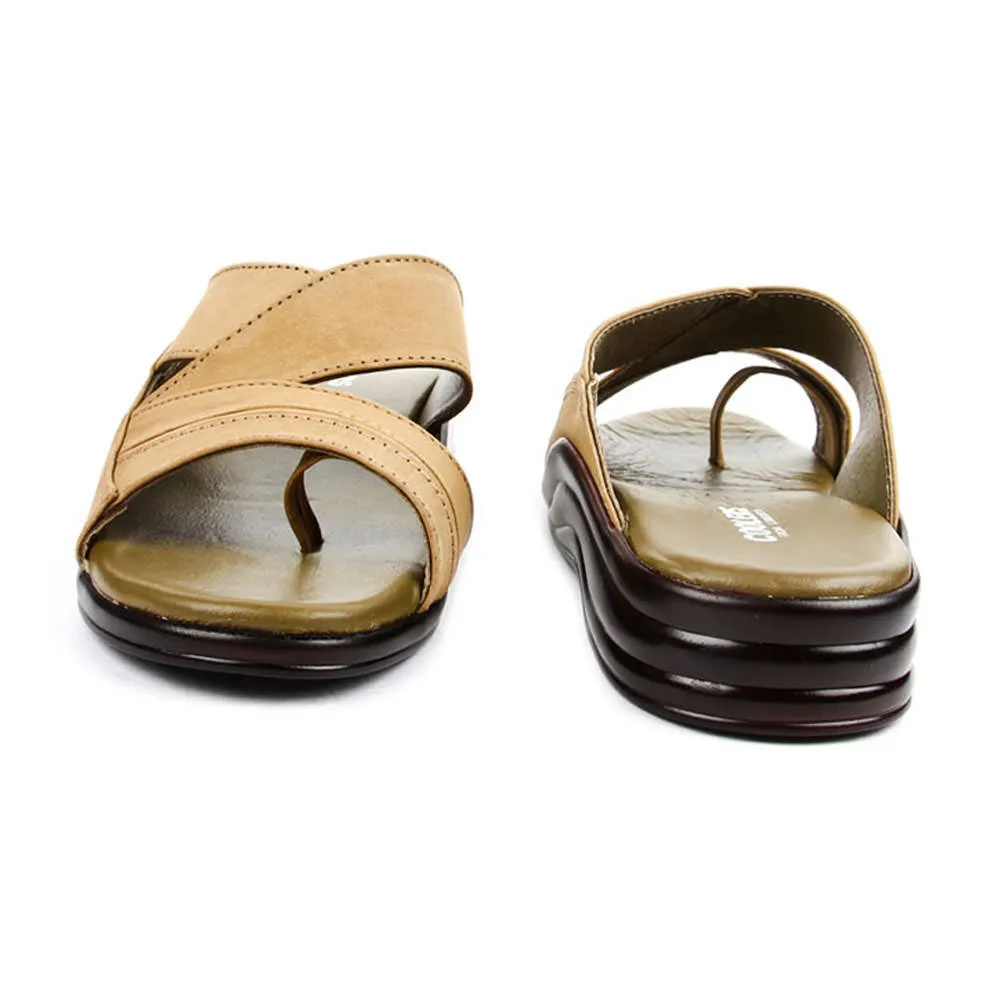 Coolers Casual (Brown) Slippers For Men 7123-79 By Liberty