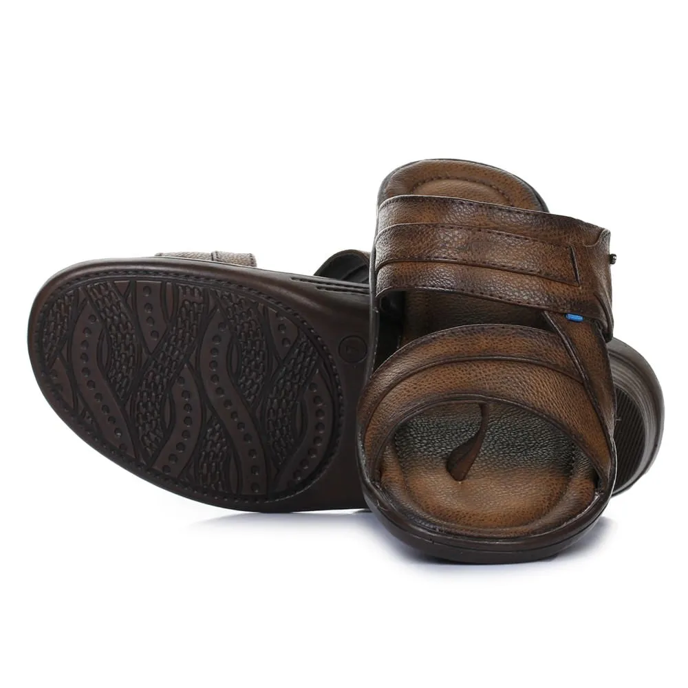 Coolers Casual (Brown) Slippers For Men 7153-601N By Liberty