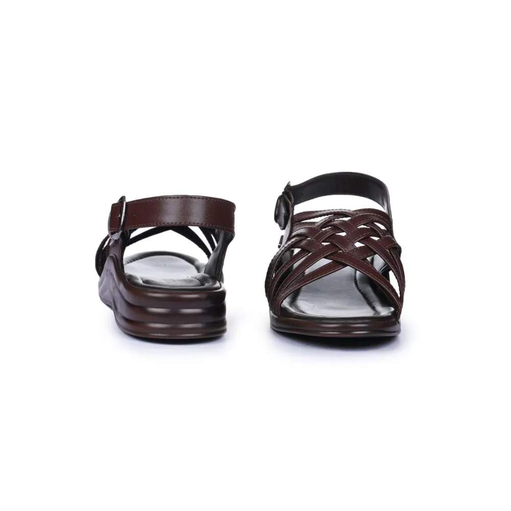 Coolers Formal (Brown) Sandals For Men 7123-84 By Liberty