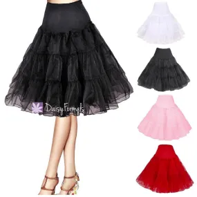 DaisyFormals Petticoat Crinoline Retro Vintage Swing 1950's Rockabilly Slip (PT001)