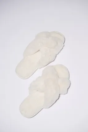 Daphne Slippers Ivory