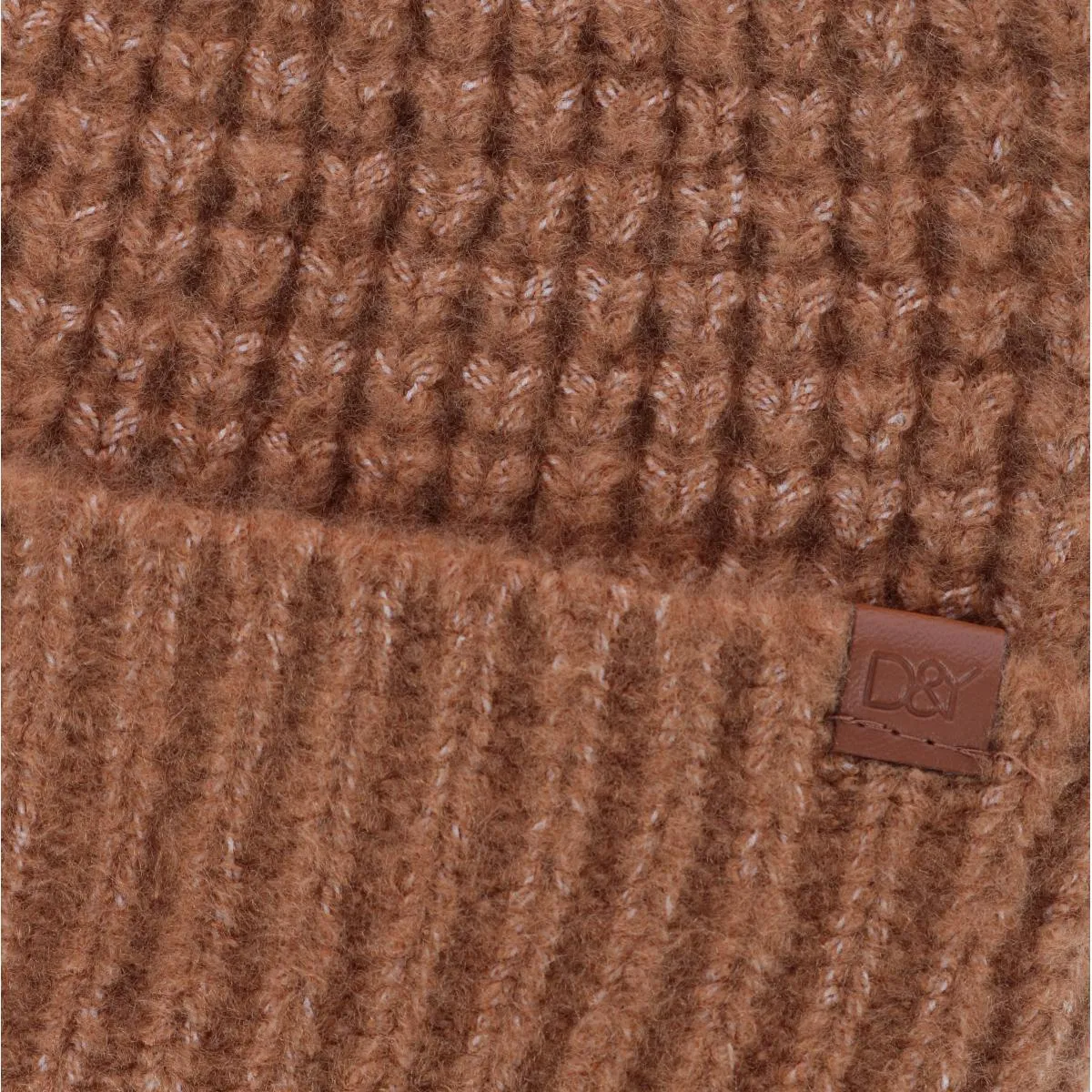 David & Young Women's Waffle Knit Winter Beanie with Cuff