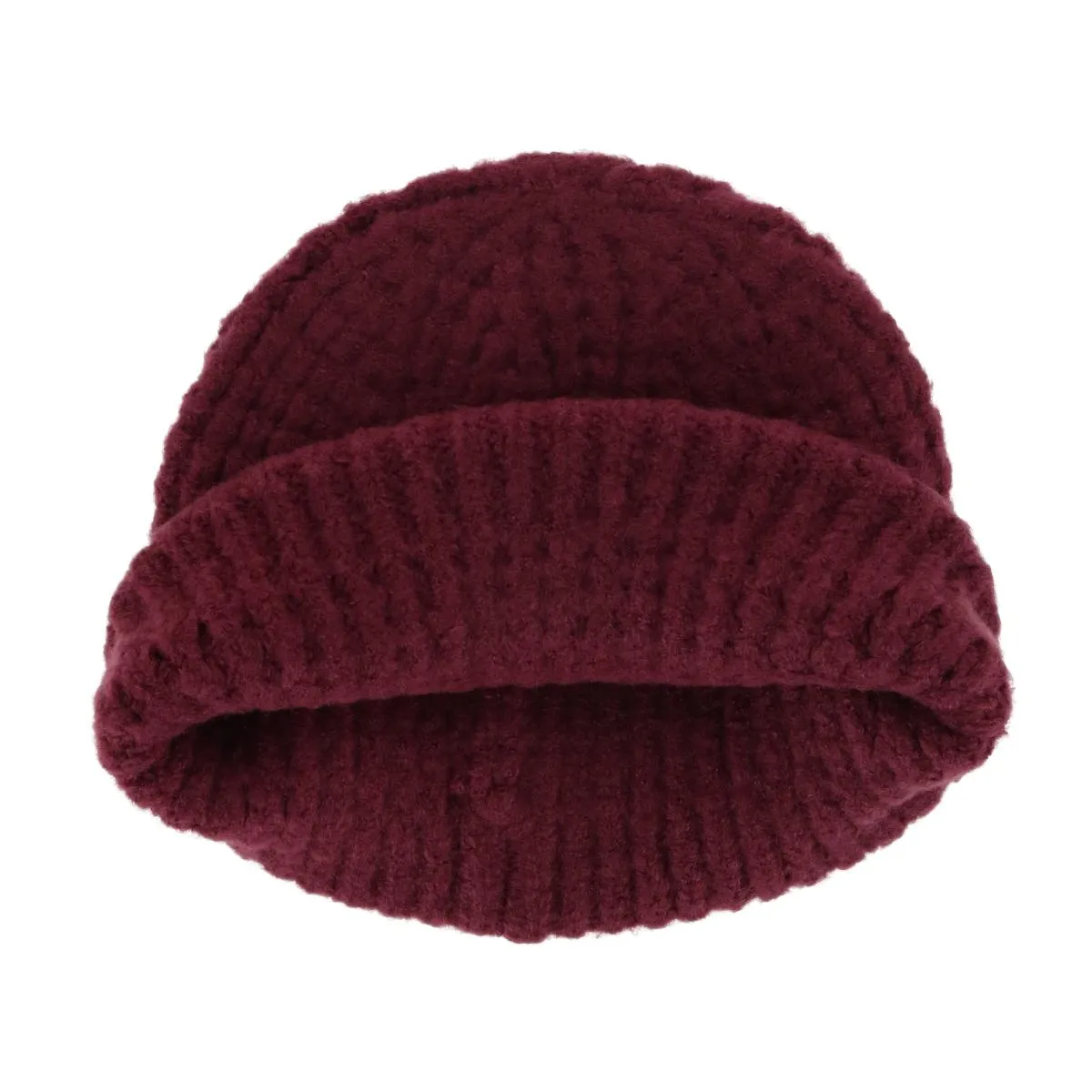 David & Young Women's Waffle Knit Winter Beanie with Cuff