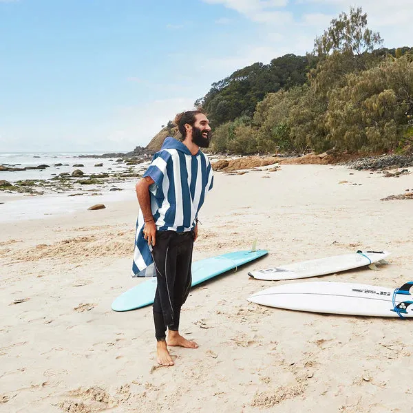 Dock & Bay Poncho Adult - Whitsunday Blue