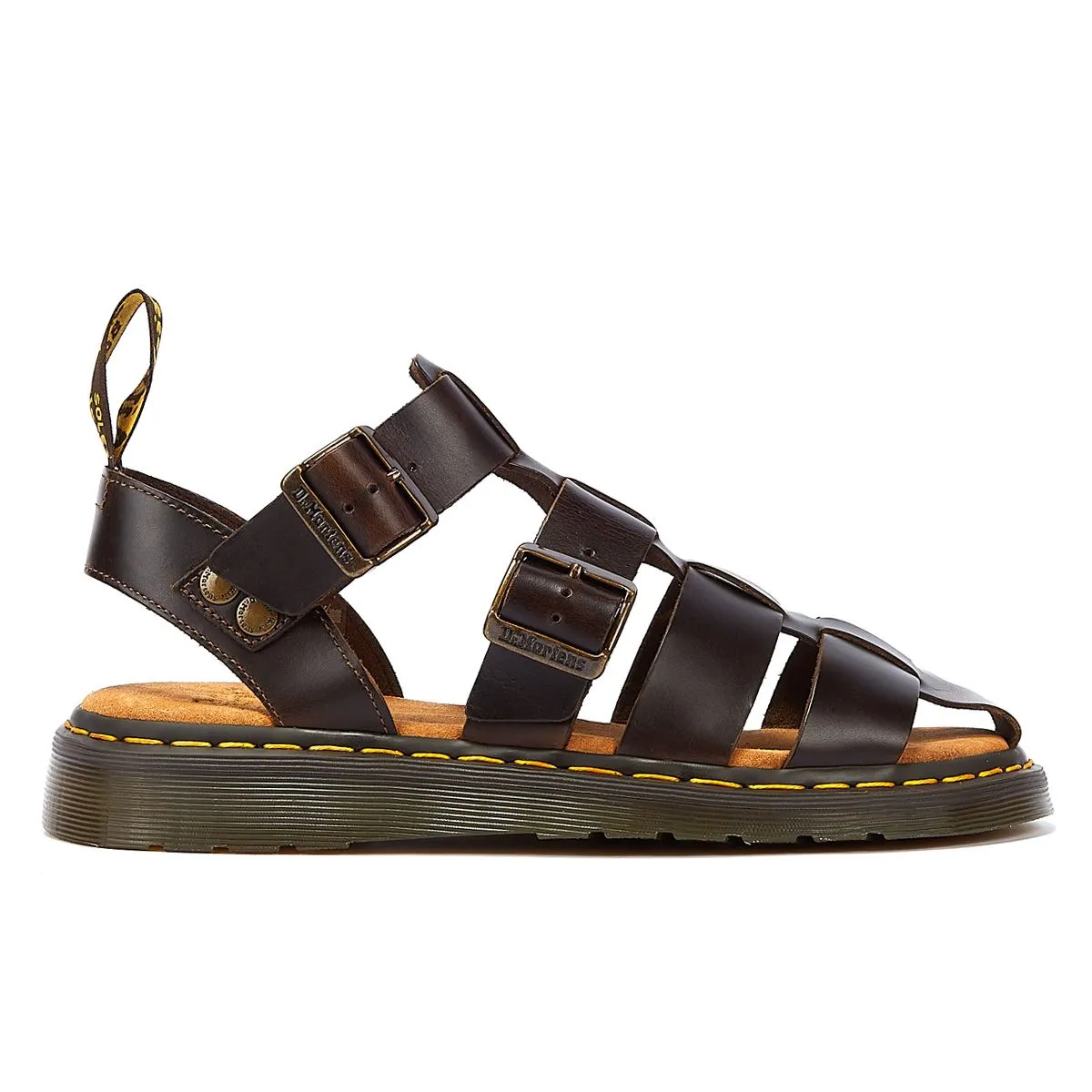 Dr. Martens Garin Brando Bracken Brown Sandals