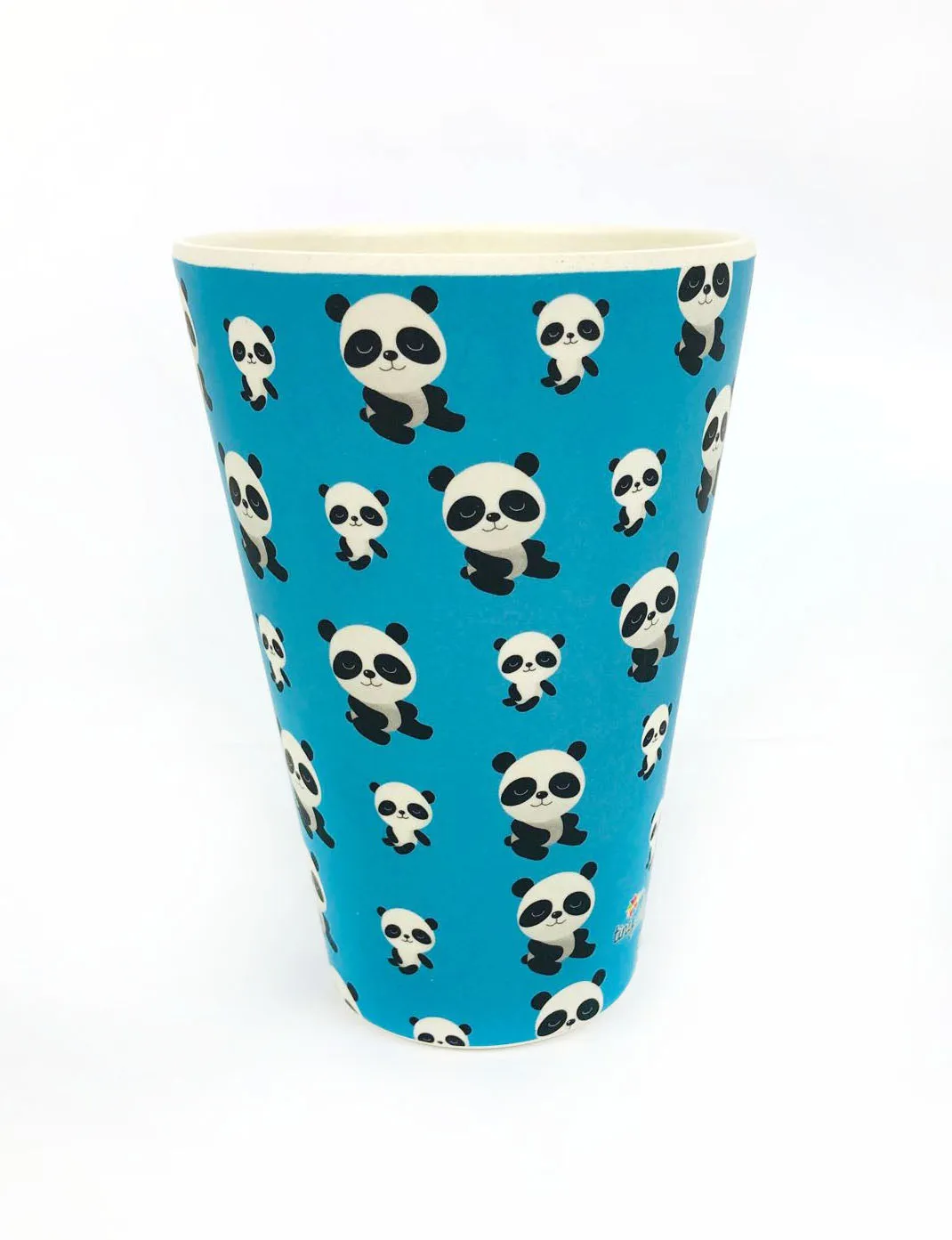 Eco-Friendly Reusable Plant Fiber Travel Mug with Panda Design