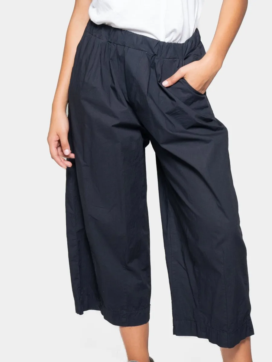 Elastic Waist Organic Cotton Culottes