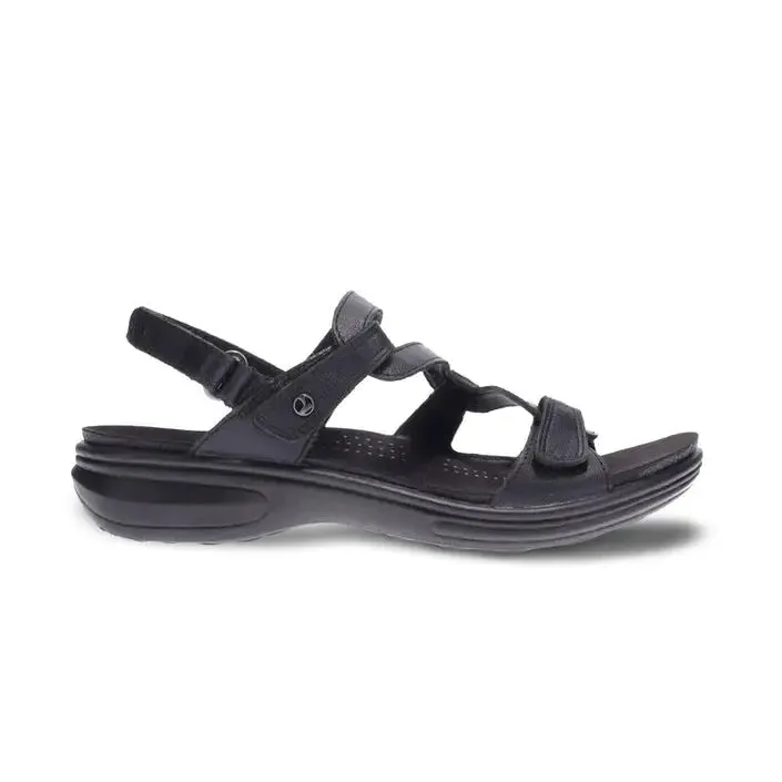 EMERALD BACK STRAP SANDAL - Black