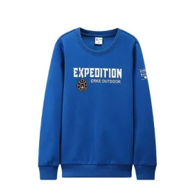 Erke Pullover Thick Kids-Boys Lifestyle Hoody Crystal Blue 63219314121-604